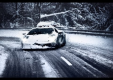 Lamborghini Gallardo LP560 доказывает свою ценность на снегу